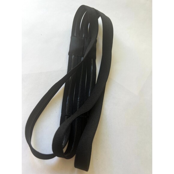 GC 3-straps Black Sport Headbands Elastic Hairband Non-slip Sweatband - Picture 2 of 2